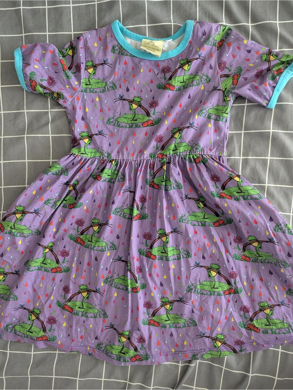 Coddi & Womple purple frog dress